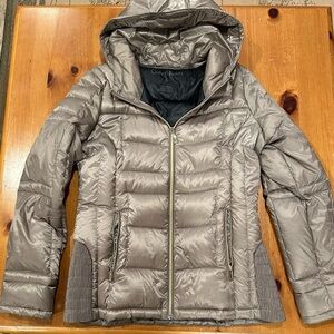 Calvin Klein Women's Silver Puffer Jacket